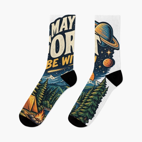 Item preview, May The Forest Be With You Vintage Nature & Cosmic Adventure Design designed and sold by CreativeNest Prints.