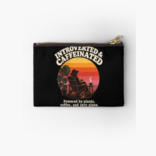 Item preview, My Happy Place | Retro Sunset Introvert Coffee Plant Silhouette | Vintage Aesthetic T-Shirt designed and sold by Final Chance Designs⭐️⭐️⭐️⭐️⭐️.