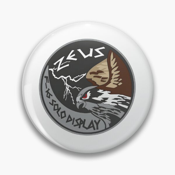 Item preview, Hellenic Air Force F-16 Zeus Demo Team Patch designed and sold by CharlieDesings.