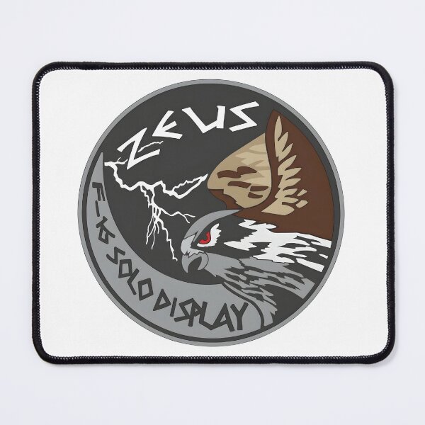 Item preview, Hellenic Air Force F-16 Zeus Demo Team Patch designed and sold by CharlieDesings.