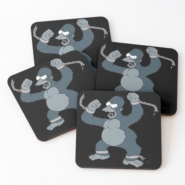 Item preview, Giant Cartoon Ape Breaking Chains Monster Parody designed and sold by ZEtexaxe.