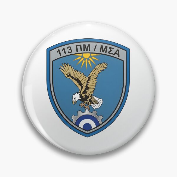 Item preview, Hellenic Air Force 113 Combat Wing MSA Maintenance Squadron Patch designed and sold by CharlieDesings.