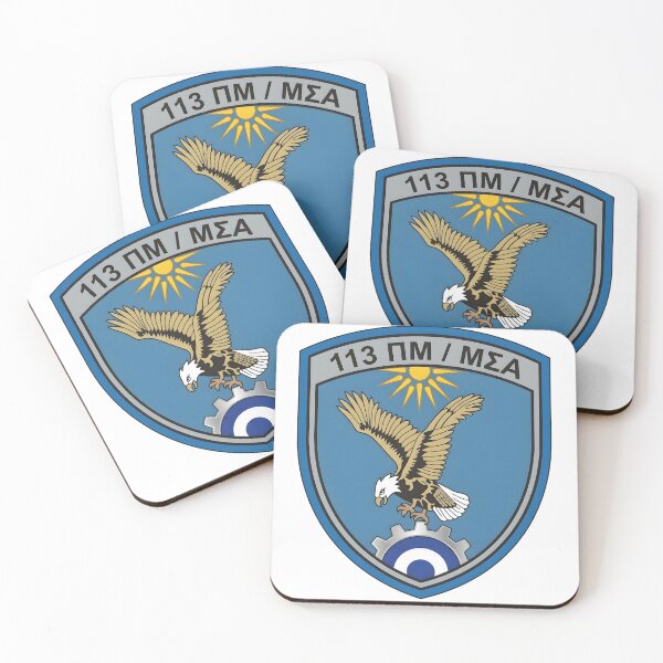 Item preview, Hellenic Air Force 113 Combat Wing MSA Maintenance Squadron Patch designed and sold by CharlieDesings.