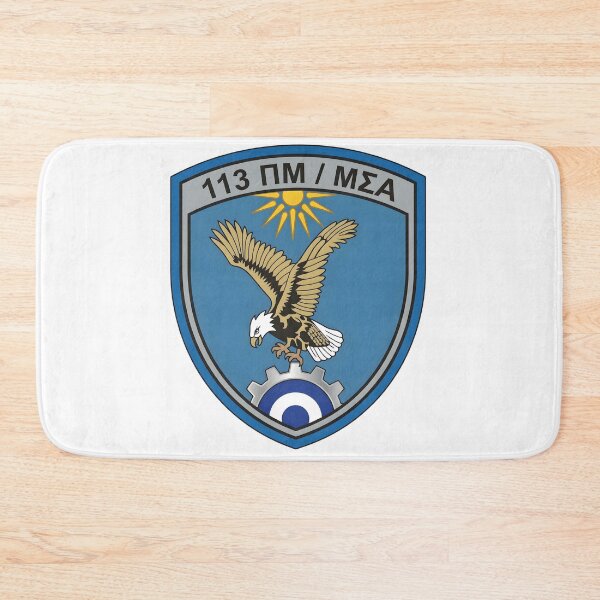 Item preview, Hellenic Air Force 113 Combat Wing MSA Maintenance Squadron Patch designed and sold by CharlieDesings.