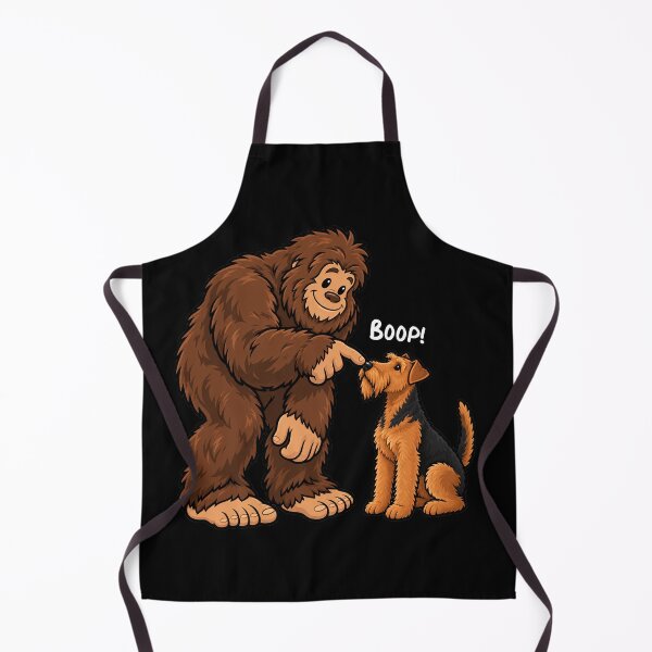 Item preview, Bigfoot and Airedale Terrier Boop Fun Design Sasquatch designed and sold by rafaeltto.