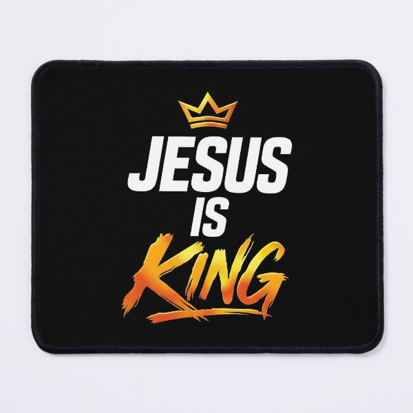 Item preview, Jesus Is King Crown Typography Design designed and sold by Mind-Drift.