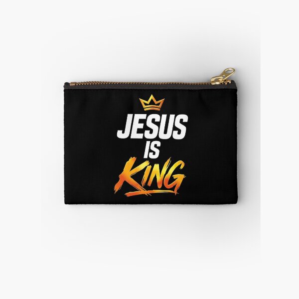 Item preview, Jesus Is King Crown Typography Design designed and sold by Mind-Drift.