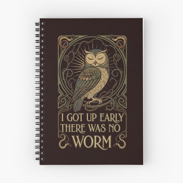 Item preview, I Got Up Early There Was No Worm designed and sold by SkrabinhoArt.