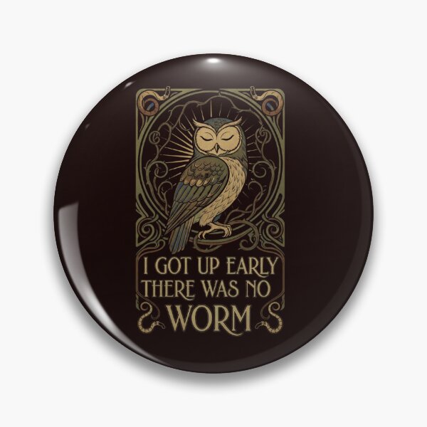 Item preview, I Got Up Early There Was No Worm designed and sold by SkrabinhoArt.