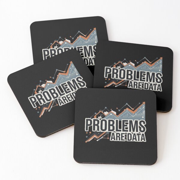 Item preview, Problems Are Data Analyst & Software Engineer Quote designed and sold by Amr Darwish Graphic designer.
