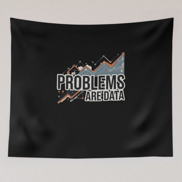 Item preview, Problems Are Data Analyst & Software Engineer Quote designed and sold by Amr Darwish Graphic designer.