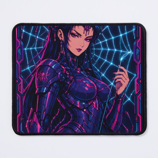 Item preview, Jorōgumo Fiber Optic Weaver – Yokai Anime Cyberpunk designed and sold by Apocalyptic Art Studio.