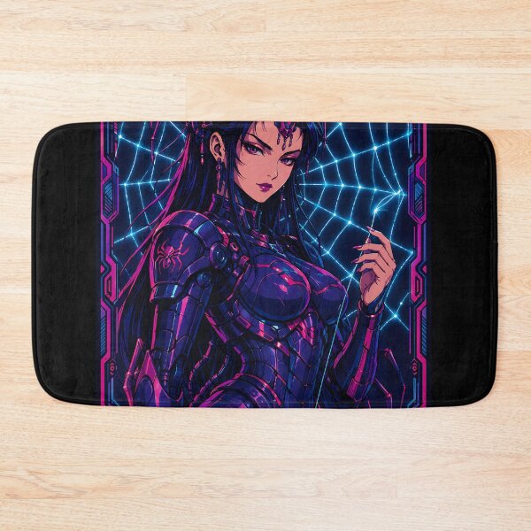 Item preview, Jorōgumo Fiber Optic Weaver – Yokai Anime Cyberpunk designed and sold by Apocalyptic Art Studio.