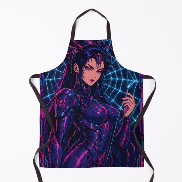 Item preview, Jorōgumo Fiber Optic Weaver – Yokai Anime Cyberpunk designed and sold by Apocalyptic Art Studio.