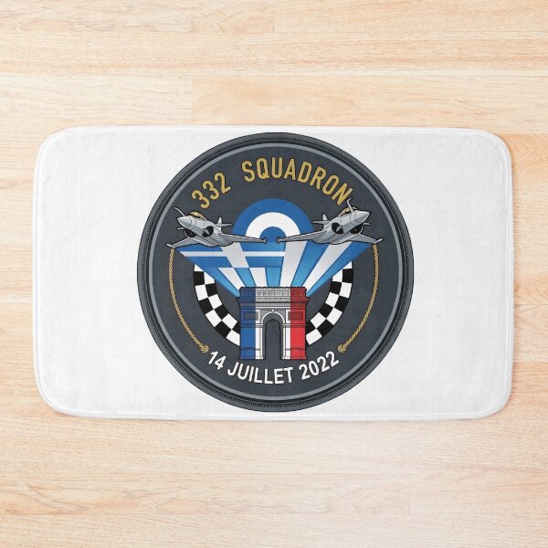 Item preview, Hellenic Air Force 332 Squadron Dassault Rafale Bastille Day 2022 Flyover Patch designed and sold by CharlieDesings.
