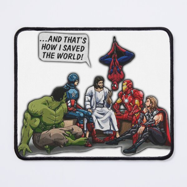 Item preview, And That's How I Saved The World Jesus designed and sold by GertrudeLayman.