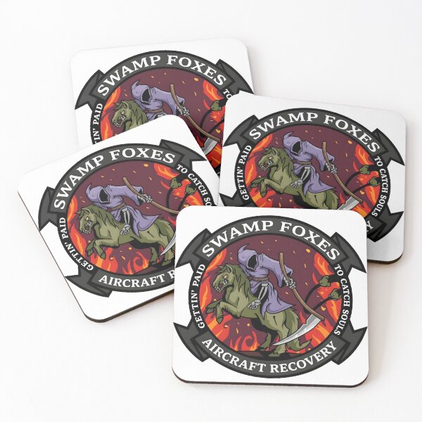 Item preview, 157th Fighter Squadron Swamp Foxes Aircraft Recovery Grim Reaper Patch designed and sold by CharlieDesings.