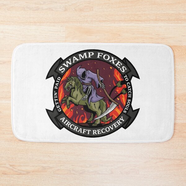 Item preview, 157th Fighter Squadron Swamp Foxes Aircraft Recovery Grim Reaper Patch designed and sold by CharlieDesings.