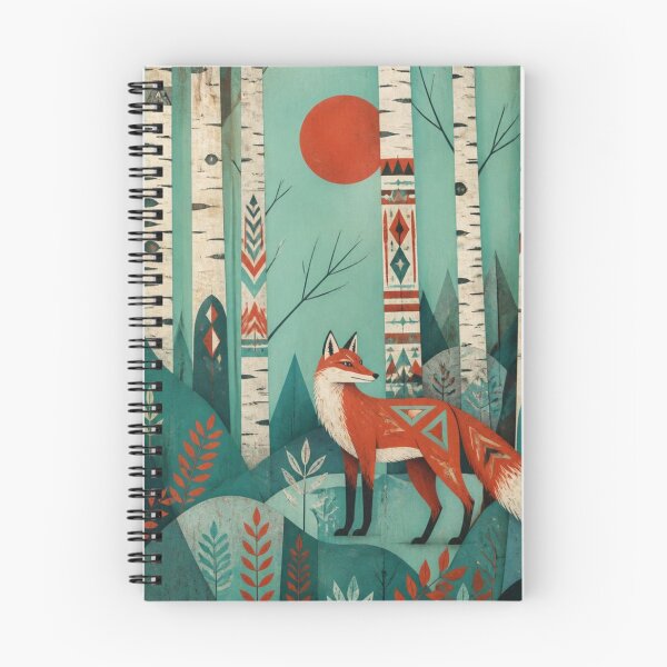 Item preview, Scandinavian Red Fox In The Birches Forest designed and sold by GrinGalore.