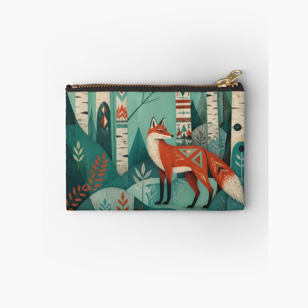 Item preview, Scandinavian Red Fox In The Birches Forest designed and sold by GrinGalore.