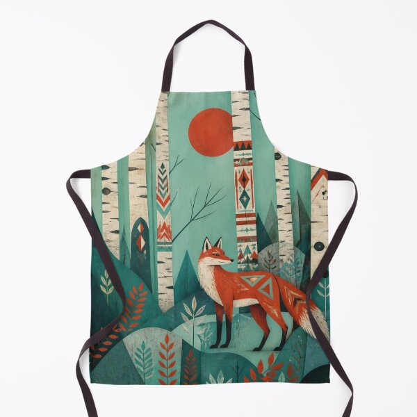 Item preview, Scandinavian Red Fox In The Birches Forest designed and sold by GrinGalore.