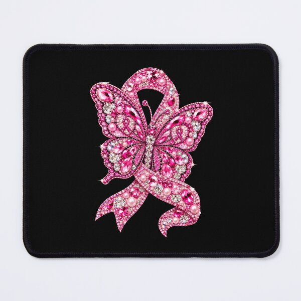 Item preview, Pink Gemstone Butterfly Ribbon Design designed and sold by Mind-Drift.