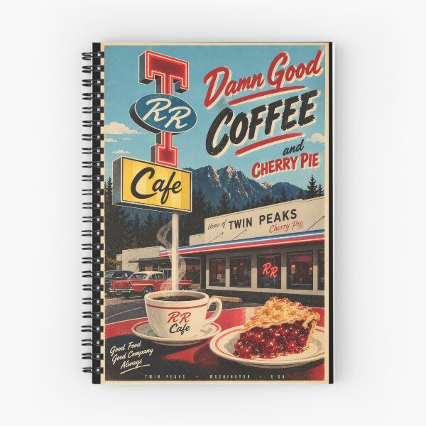 Item preview, Double R Cafe in Twin Peaks designed and sold by Wanderdreaming.