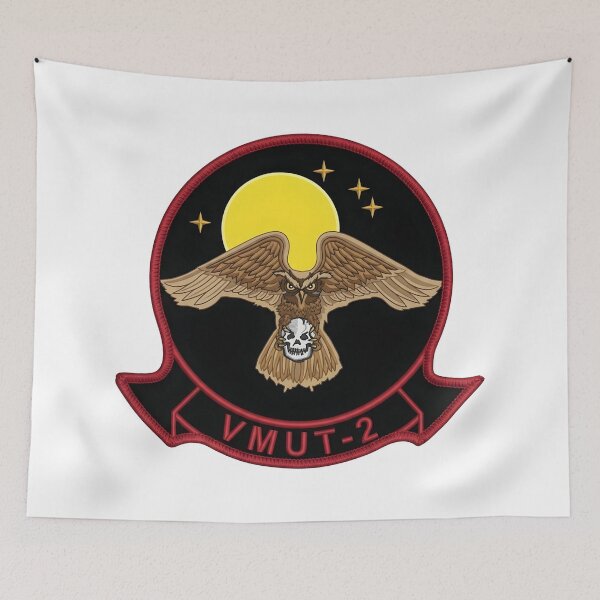 Item preview, US Marine Corps VMUT-2 Night Owls Squadron Patch designed and sold by CharlieDesings.