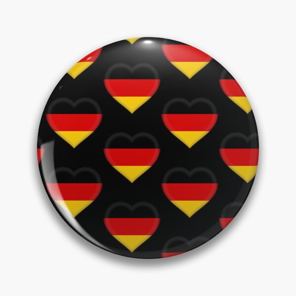 Item preview, German Flag Heart 3D German Love Gift Design designed and sold by yazdogs.