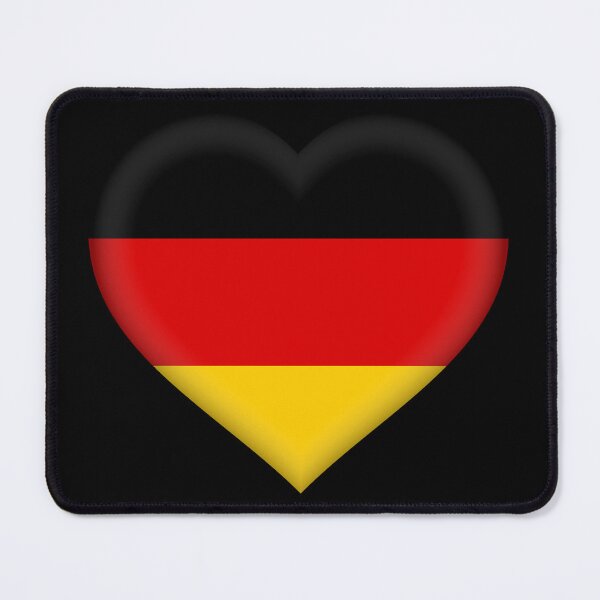 Item preview, German Flag Heart 3D German Love Gift Design designed and sold by yazdogs.