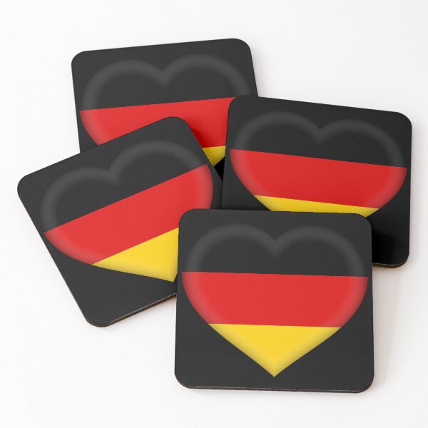 Item preview, German Flag Heart 3D German Love Gift Design designed and sold by yazdogs.