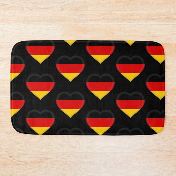 Item preview, German Flag Heart 3D German Love Gift Design designed and sold by YAZ.