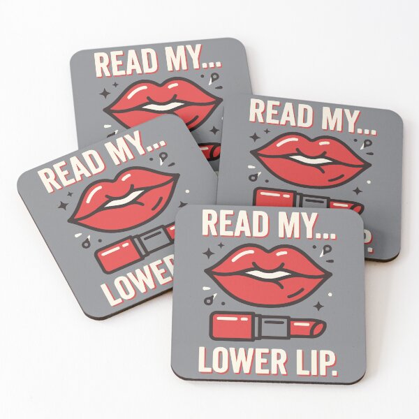 Item preview, Read My Lower Lip Retro Makeup designed and sold by Amir Faysal.