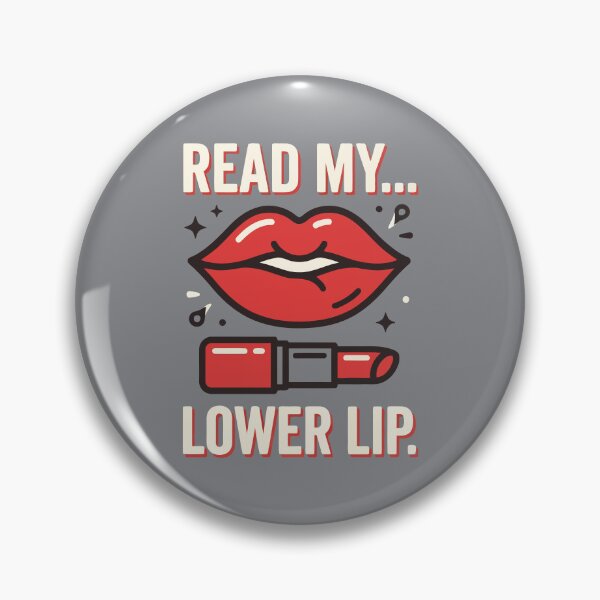 Item preview, Read My Lower Lip Retro Makeup designed and sold by Amir Faysal.