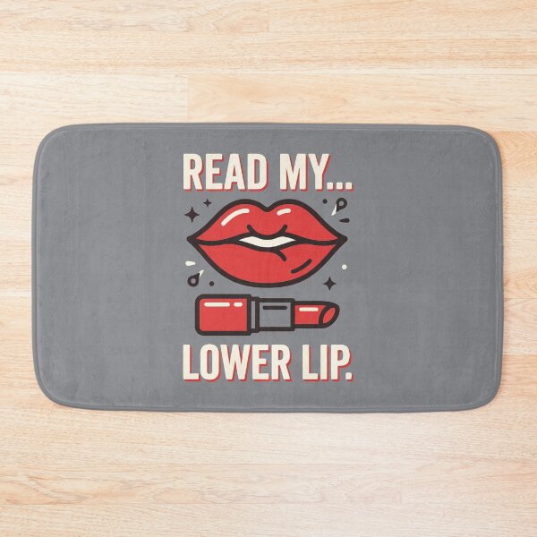 Item preview, Read My Lower Lip Retro Makeup designed and sold by Amir Faysal.