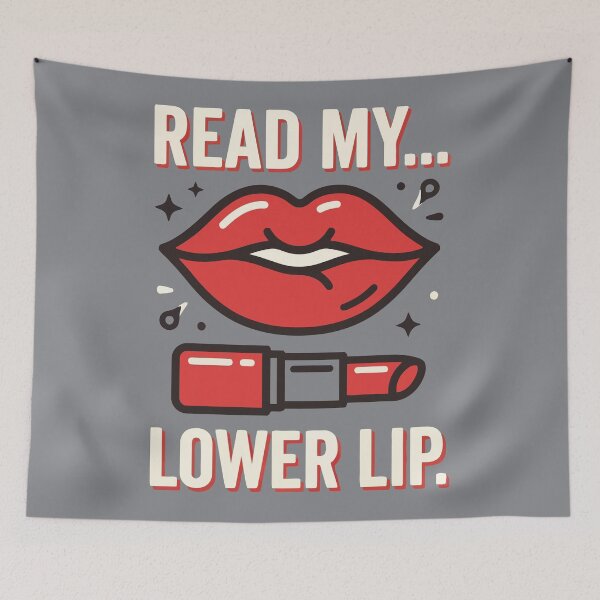 Item preview, Read My Lower Lip Retro Makeup designed and sold by Amir Faysal.