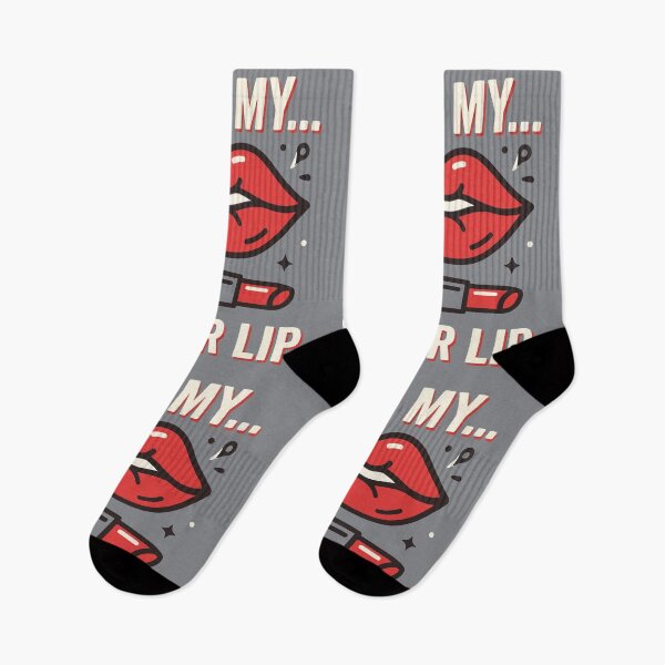 Item preview, Read My Lower Lip Retro Makeup designed and sold by Amir Faysal.