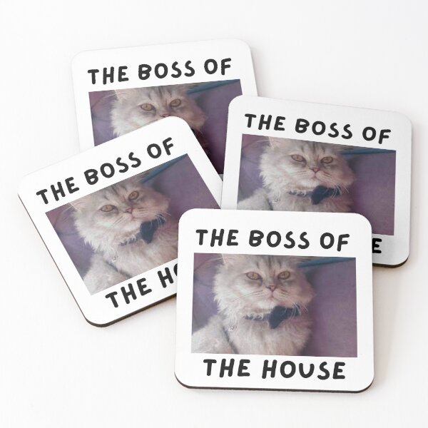 Item preview, The Boss Of The House Cat Meme designed and sold by maspil.