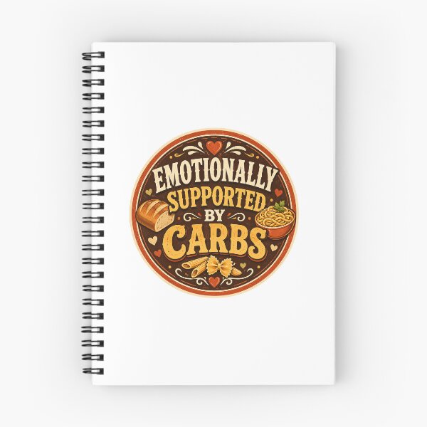 Item preview, Carbs Gift - Emotionally Supported by designed and sold by RedRubyBubble.