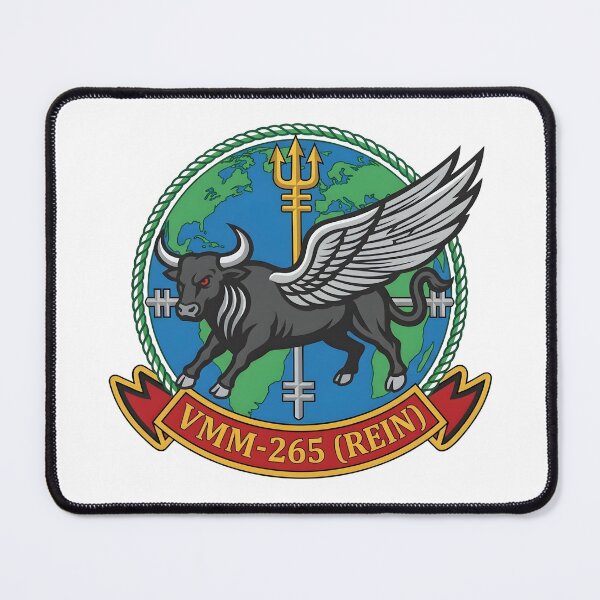 Item preview, US Marine Corps VMM-265 Reinforced Dragons Patch designed and sold by CharlieDesings.