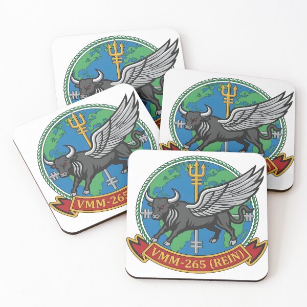 Item preview, US Marine Corps VMM-265 Reinforced Dragons Patch designed and sold by CharlieDesings.