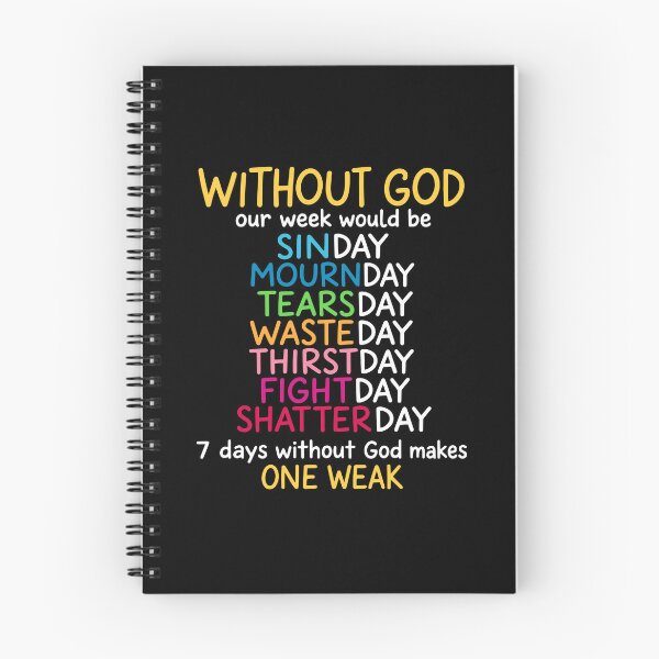 Item preview, Without God Inspirational Christian Message designed and sold by Mind-Drift.