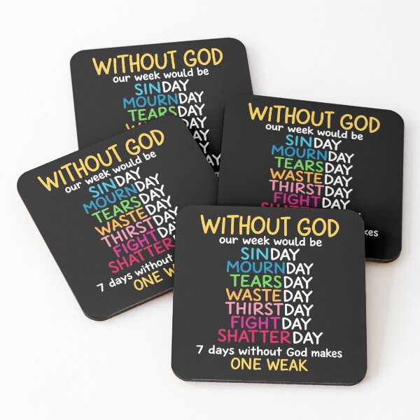 Item preview, Without God Inspirational Christian Message designed and sold by Mind-Drift.
