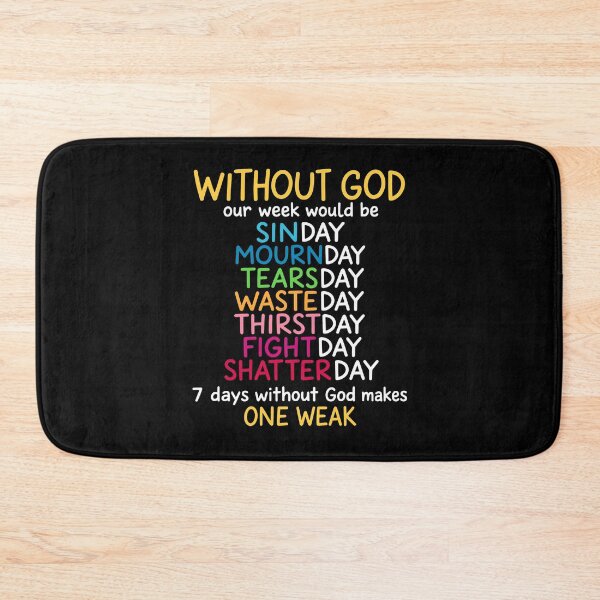 Item preview, Without God Inspirational Christian Message designed and sold by Mind-Drift.