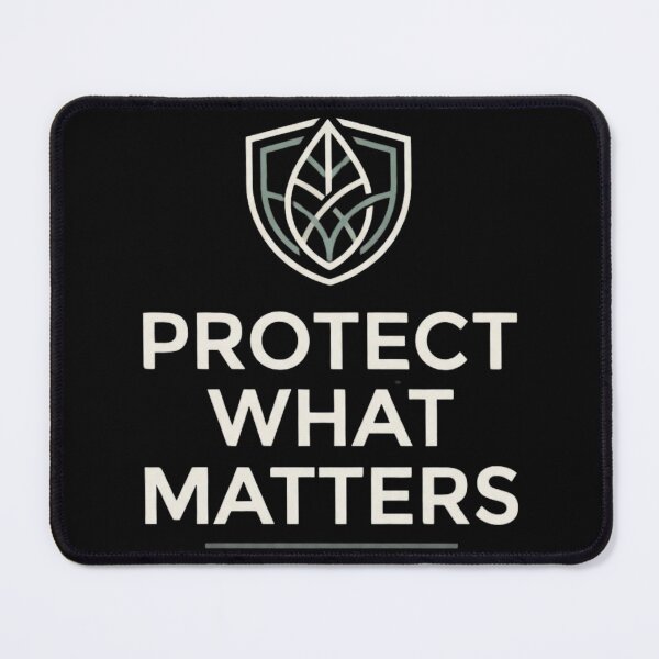 Item preview, Protect What Matters Cybersecurity & Environmental Engineer Shield designed and sold by Amr Darwish Graphic designer.