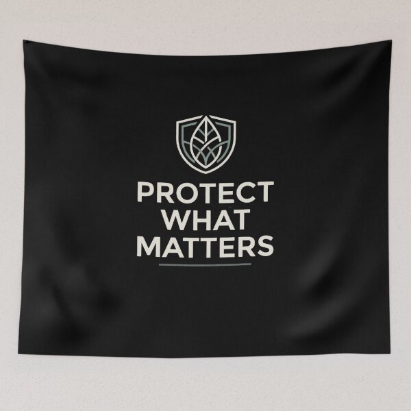Item preview, Protect What Matters Cybersecurity & Environmental Engineer Shield designed and sold by Amr Darwish Graphic designer.