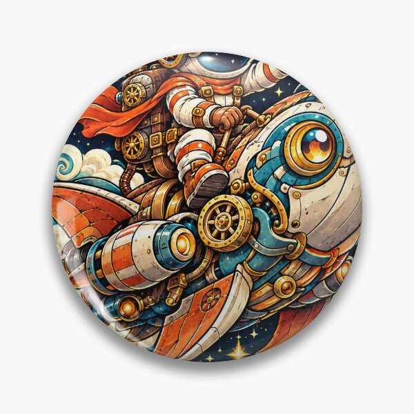 Item preview, Explore Beyond Limits – Steampunk Astronaut Rocket Space Adventure designed and sold by Arulsha.