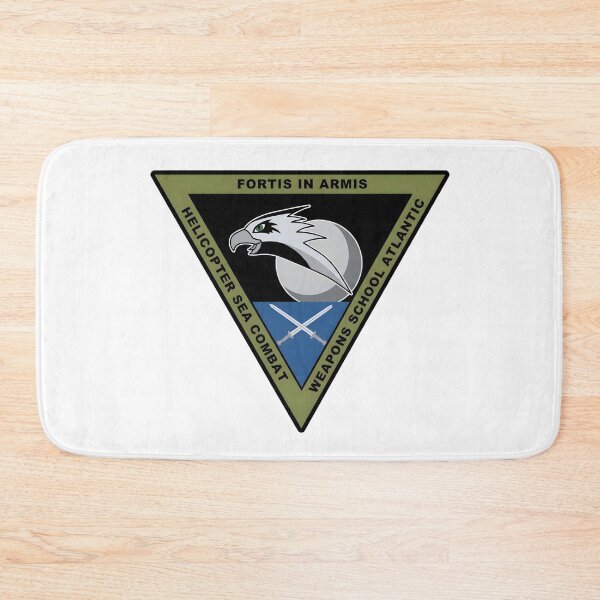 Item preview, US Navy Helicopter Sea Combat Weapons School Atlantic Patch designed and sold by CharlieDesings.