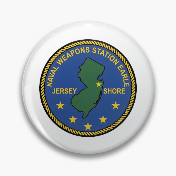 Item preview, US Navy Naval Weapons Station Earle New Jersey Patch designed and sold by CharlieDesings.