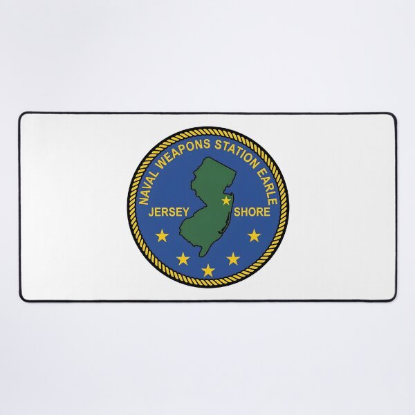 Item preview, US Navy Naval Weapons Station Earle New Jersey Patch designed and sold by CharlieDesings.